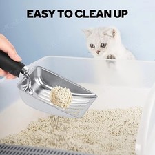 Stainless Steel Cat Litter Scoop,Metal Cat Litter Scoop,Kitty Metal Scooper USA