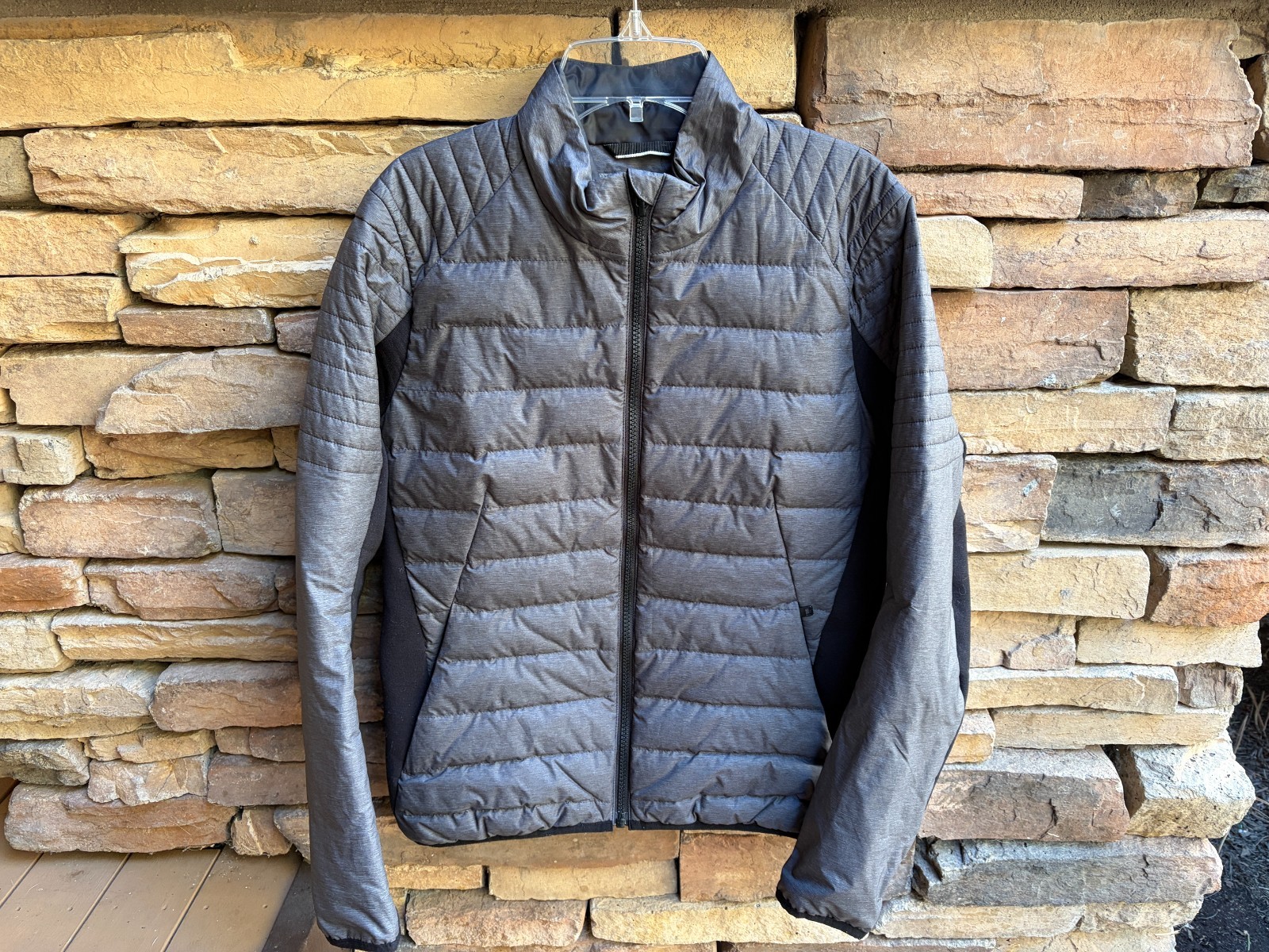 Aether Gray Lightweight Puffer Small  Down Fill J… - image 1