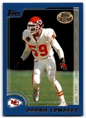 2000 Topps Collection Donnie Edwards Kansas City Chiefs #256