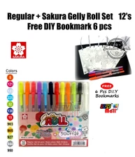 Sakura Gelly Roll Souffle Colour Set - 12 Gel Pens/Craft/Arts/Drawing/Colouring