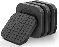 4Er-Pack StoßDäMpfende Matten – Anti-Vibrations-Pads FüR Waschmaschinen, Anti-Vi