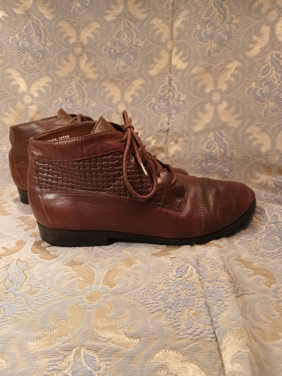 VINTAGE 90'S BASIC EDITION BROWN LEATHER WOMENS B… - image 19