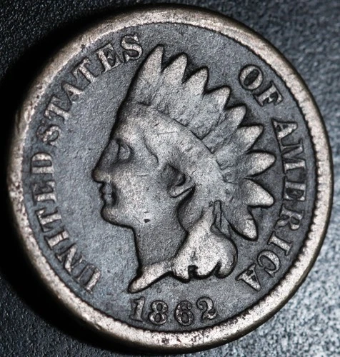 1862 INDIAN HEAD CENT - GOOD+