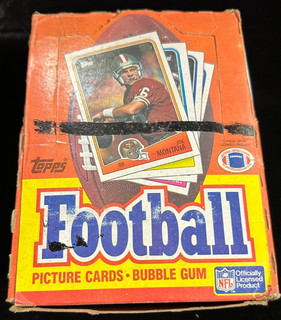 1988 Topps NFL Football Wax Box 36 Sealed Unopened Packs Bo Jackson RC