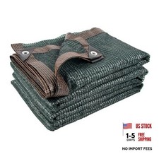 50 10 X 10 FT Shade Cloth, Outdoor Woven Sun Shade with 10FT X 10FT 50 Green