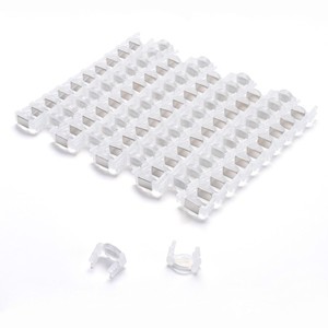DELight Magnetic Christmas Light Clips for C7 C9 String Lights Metal Roof 100Pcs
