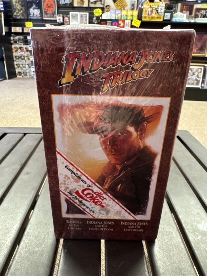 The Indiana Jones Trilogy (VHS 1989) Collectors Edition NEW SEALED - Image 3 of 4