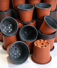 50 x 2 Litre Plastic Plant Pots — Used But Rinsed