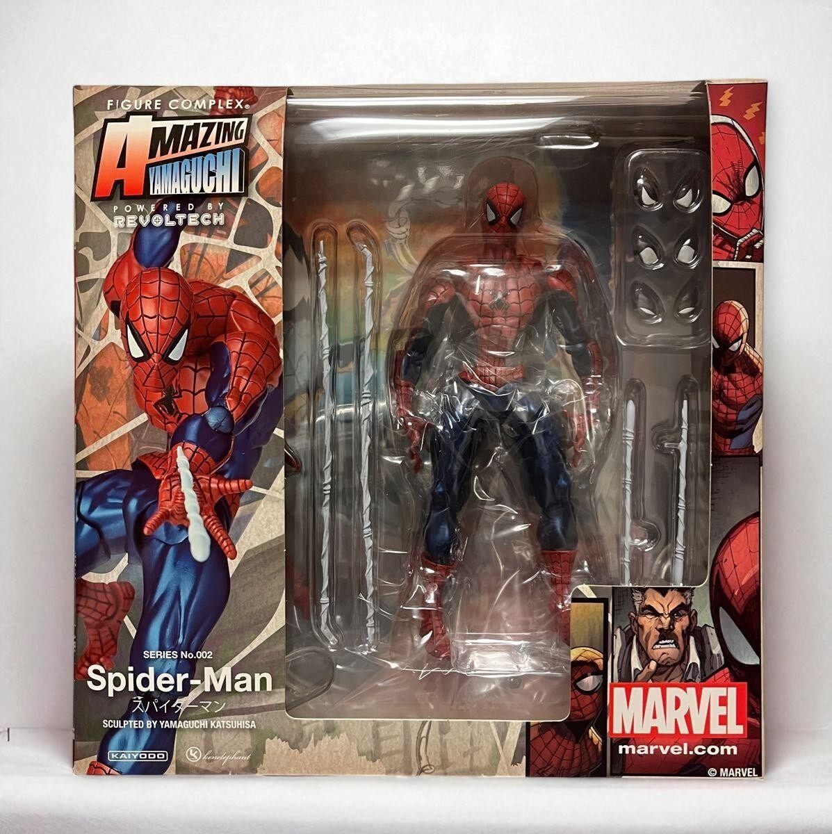 AMAZING YAMAGUCHI Spider-Man VENOM KAIYODO REVOLTECH Action Figure