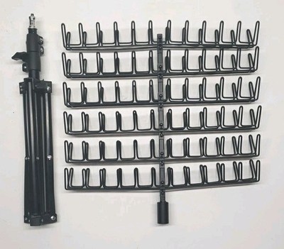 Braiding Hair Rack Height Adjustable 144 Pegs Extension Portable Folding Upto 5'