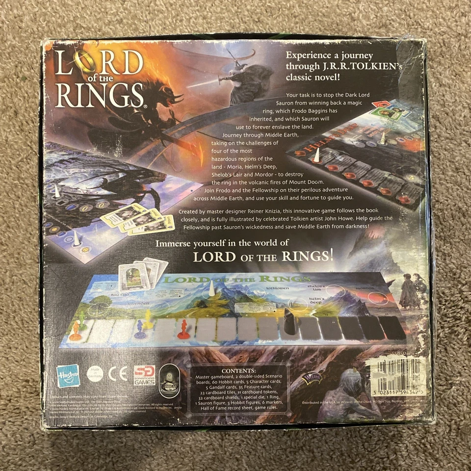 Lord of the Rings Board LOTR Board Game 2000 - Wizards of the Coast - Complete! - Image 2 of 4