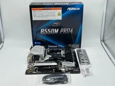 ASRock B550M PRO4 AM4 AMD B550 Micro ATX AMD Motherboard
