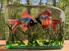 Vintage Murano Aquarium Art Glass | Salvaged | Still Stunning Display