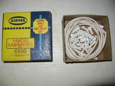 Aurora Vintage HO 1960   1969 Early Flexible Guard Rails 1532 Orig Box Vibe Tjet