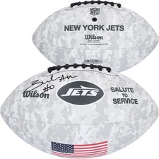 Braelon Allen New York Jets Autographed Wilson 2024 Salute To Service Football