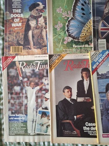 Job Lot 20 x Vintage RADIO TIMES & TV TIMES Magazines from the 1980s - Picture 4 of 11