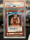 2024-25 Donruss Reed Sheppard #251 RC Rated Rookie Auto Red Choice /99 PSA 8 TZ
