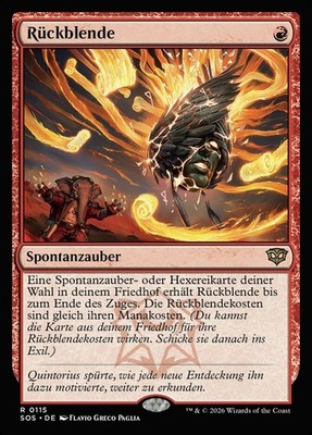 Rückblende / Flashback  - SECRETS of STRIXHAVEN -  deutsch  (nm +)  ** Rare **