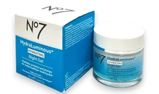 No7 HydraLuminous + Hydrating Night Gel (50 ml / 1.69 fl oz) NEW IN BOX