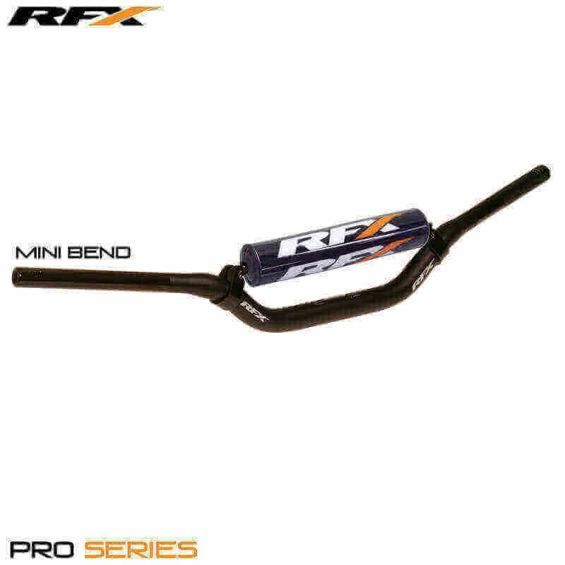 Guidon RFX Pro F8 28.6 mm d'origine aéronautique noir pour Honda CRF 150