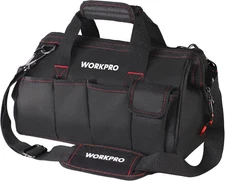14-Inch Tool Bag, Multi-Pocket Tool Organizer with Adjustable Shoulder Strap, W0