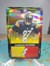 2024 Uno Elite Red And Yellow Cameron Heyward Pittsburgh Steelers Ssp