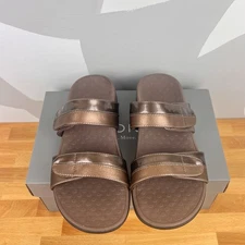 New in Box Vionic Women's Tide Shore Sandals in Bronze | 9