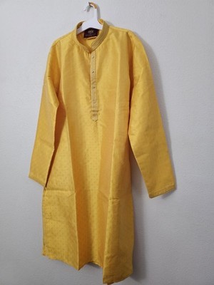 Mascot Fashion Studio Men Size 42/105cm Pyjama Made In India Gold