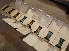 Russian Legend Of The Snowmaiden Plates Complete Set of 8 - W/Boxs