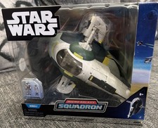 Star Wars Micro Galaxy Squadron Series 2 Jango Fett's Starship Young Boba Fett