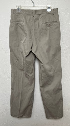 Polo Ralph Lauren Pants Mens 33x30 Beige Pleated Tuck Vintage USA 1300005D 32430 - Picture 2 of 21