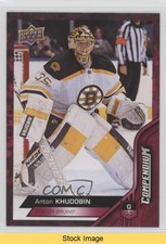 2016-17 Upper Deck Compendium Red Anton Khudobin #622 READ l1s