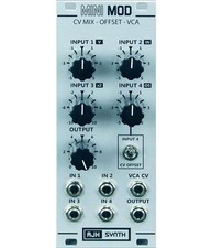 AJH SYNTH CVMIX OFFSET VCA SILVER : NEW : DETROIT MODULAR