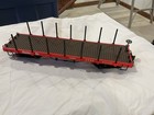 BACHMANN   G-GAUGE   SANTA FE FLATCAR   w/Stakes   Item No. 93602   — photo 3