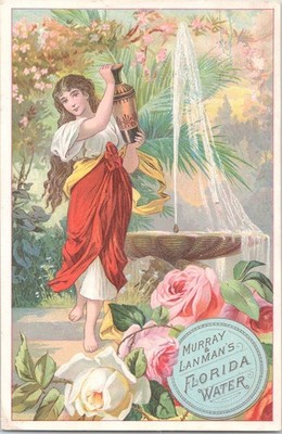 Murray & Lanman Florida Water Perfume - Victorian Trade Card