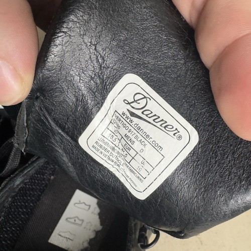 Danner Vertigo 917 Gore-Tex Boots Men’s Black GTX Hiking Camping Size 10.5 - Afbeelding 18 van 19