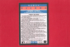 Ruben Sierra 1991 Fleer Pro Visions #3 RARE BLANK FRONT ERROR 1/1