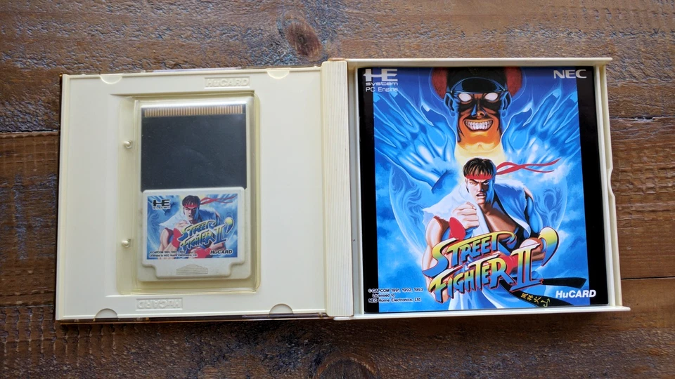 ✹ STREET FIGHTER 2 ✹ PC ENGINE / TURBOGRAFX 16 Game Japan Rare ✹ FULLY COMPLETE - Image 2 of 4