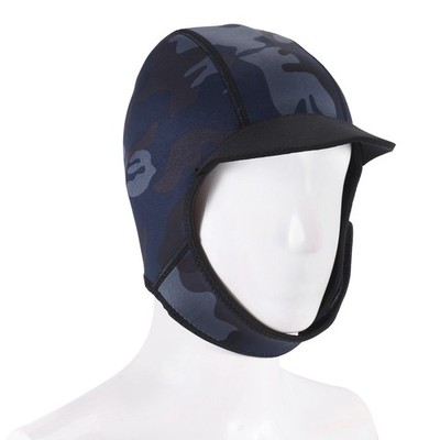 2MM Neopren Surfen Beanie  Kappe mit Kinnriemen Einstellbare Schnell Tr6065