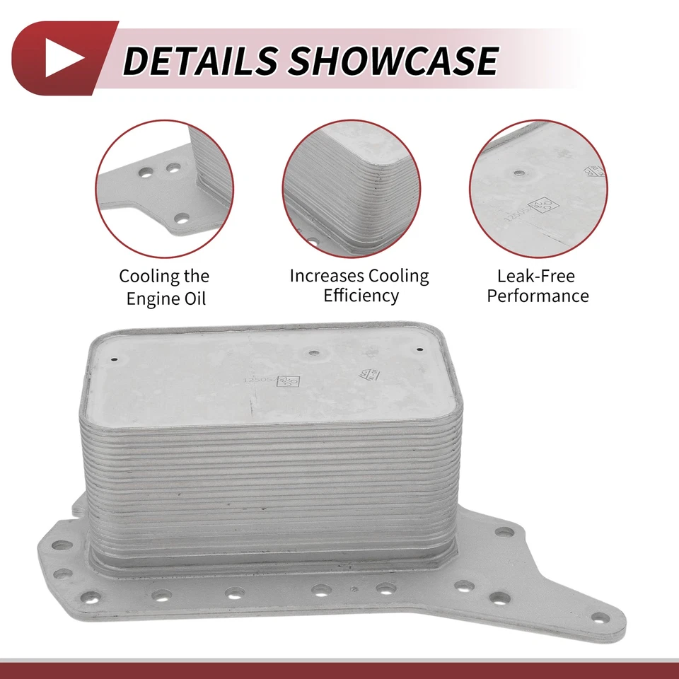 Raffreddatore olio motore per RENAULT TRAFFIC 1.6DCi 2014, No.152081926R, 1 Set Foto 4 de 4