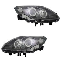 Scheinwerfer Set Links & Rechts Schwarz H7/H7 FüR Renault Laguna Iii Grandtour