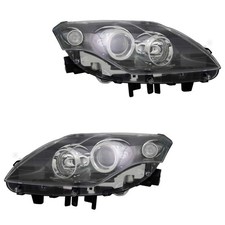 Scheinwerfer Set links & rechts schwarz H7/H7 für Renault Laguna III Grandtour