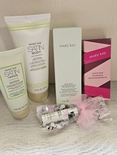 5 pc Mary Kay LOT Satin Hands Body Mint Bliss Lotion Masking Minis Facial Milk
