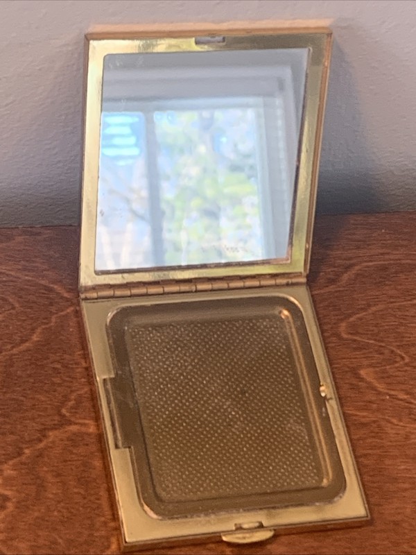 vintage mirrored compact