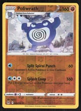 Carta Pokemon Poliwrath Reverse Holo 085/196 NM SWSH11: Origine Perduta