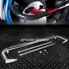 49" STAINLESS STEEL RACING SAFETY SEAT BELT CHASSIS ROLL HARNESS BAR ROD CHROME
