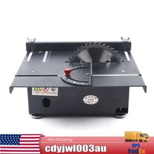 Mini Electric Table Saw Bench Circular Blade Woodworking Cutting Tool Machine