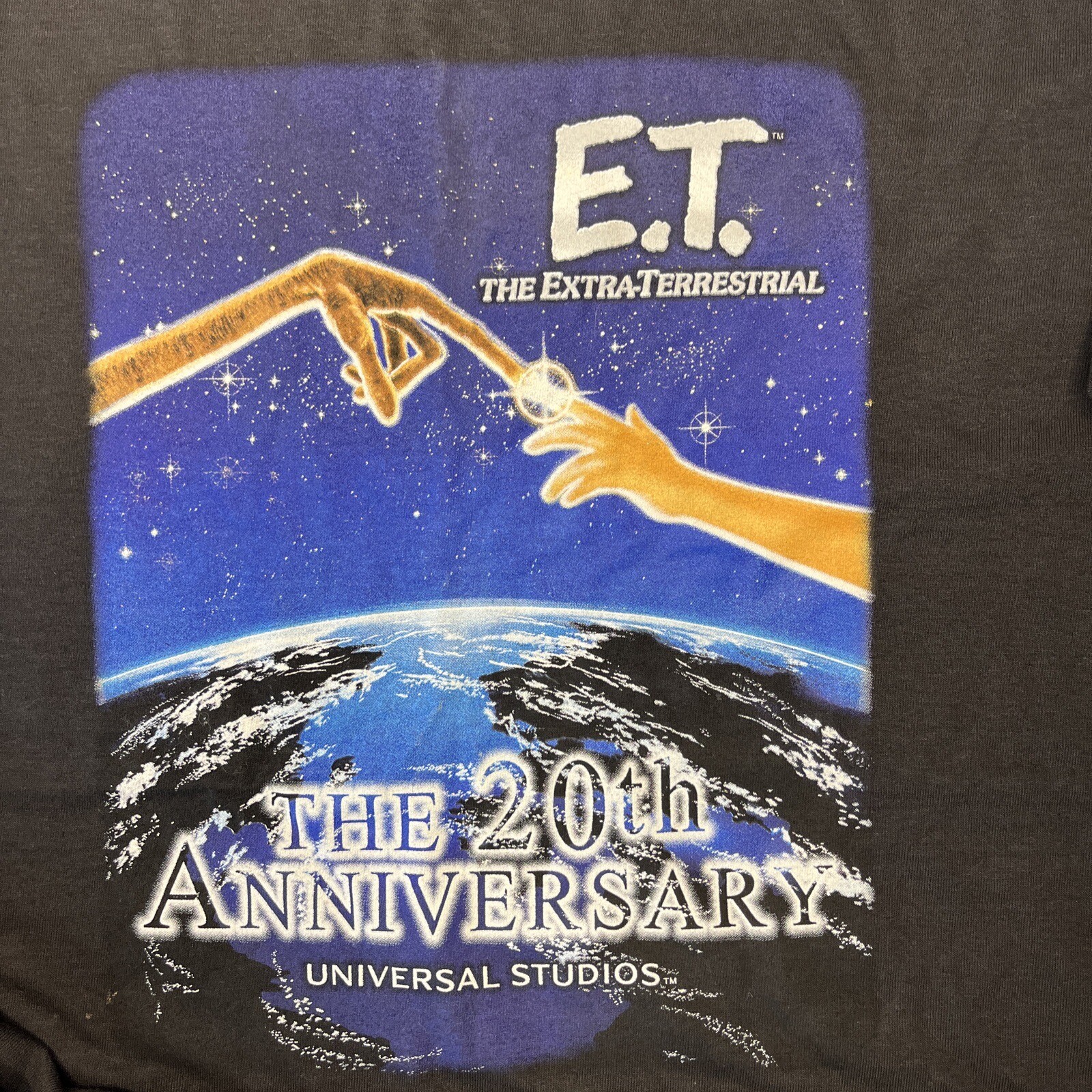 Vintage E.T Universal Studios ET TShirt 20th Anniversary Y2K Tee Sz XL