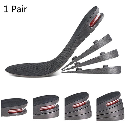 Plantilla elevadora de zapatos para hombres y mujeres Cojín de aire Inserto para talón Aumento de altura ajustable* - Imagen 1 de 17