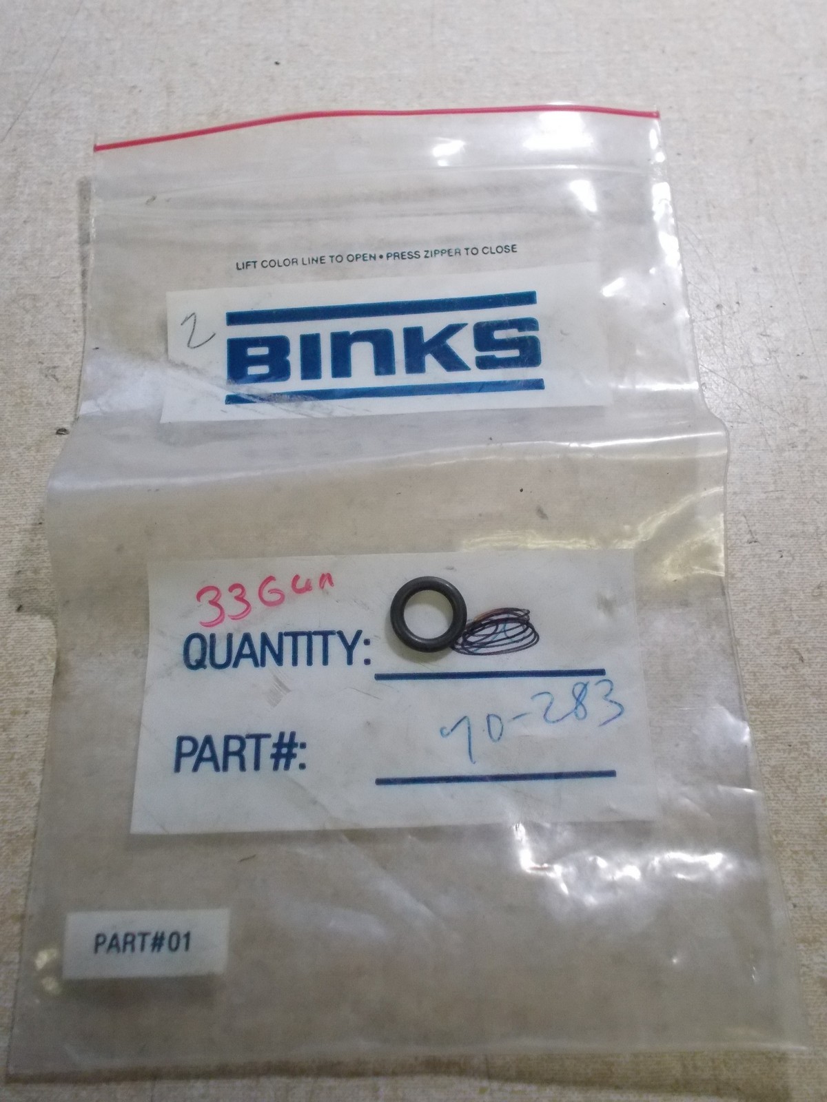 Binks 70283 Spray Gun ORing Seal * * for sale online eBay